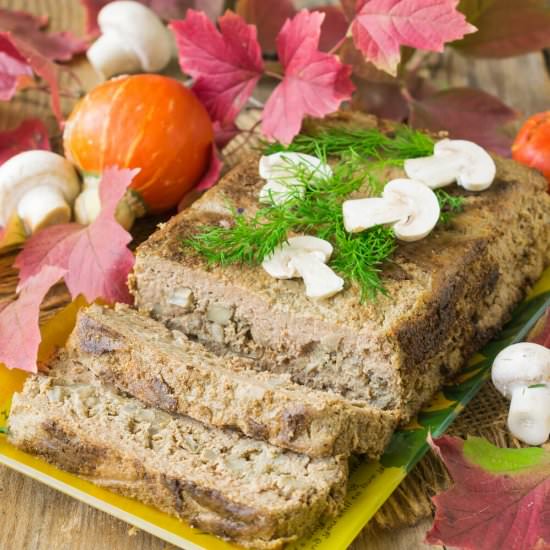 Chicken Liver Souffle with Mushroom