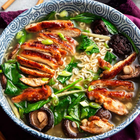 Ginger Glazed Chicken Ramen