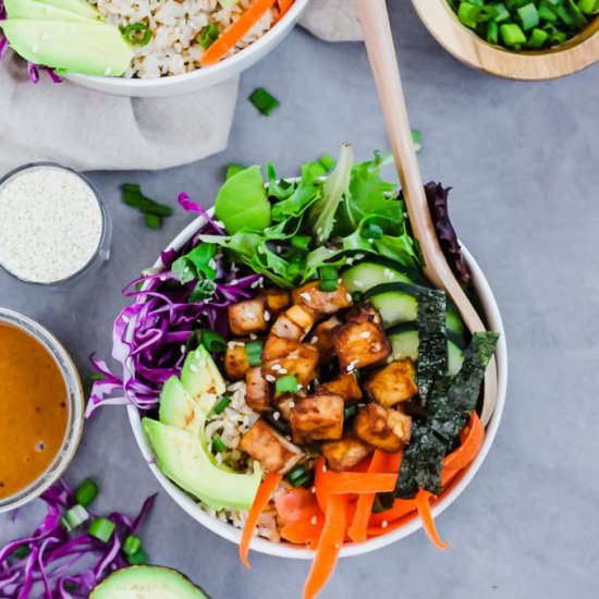Vegan Poke Bowl (gluten-free)