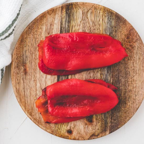 How To Roast Red Peppers