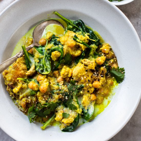 spiced coconut chicken stew