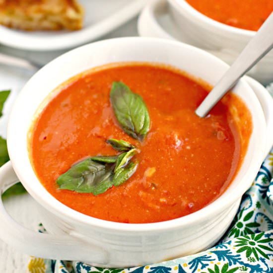 Copycat Panera Tomato Basil Soup