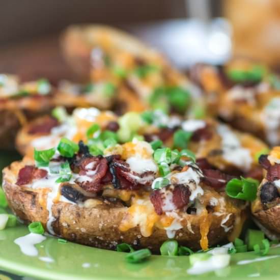 Loaded Western Potato Skins