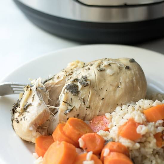 Instant Pot Chicken Rice Dinner