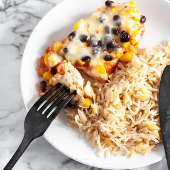 Baked Enchilada Chicken