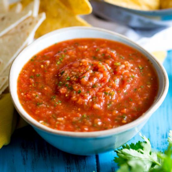 Restaurant Style Mild Salsa
