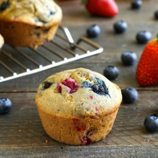 Mixed Berry Muffins