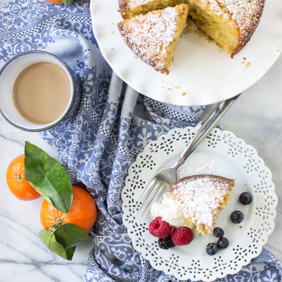 Mandarin Ginger Tea Cake