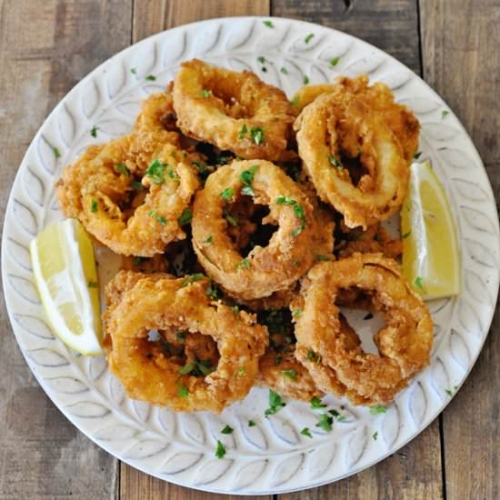 Fried Calamari with Spanish Paprika