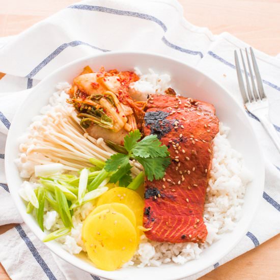 Miso-Ginger Salmon