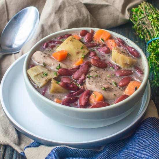 Red pea soup