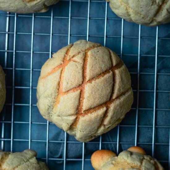 Vegan Japanese Melon Bread