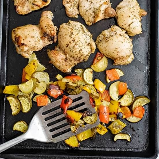 Greek Chicken Marinade | Sheet Pan