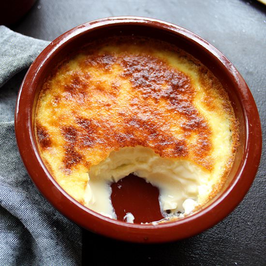 Baked egg custard