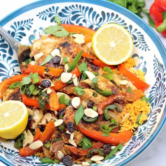 Easy Spanish Chicken and Rice