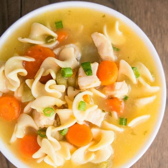 Crockpot Chicken Noodle Soup