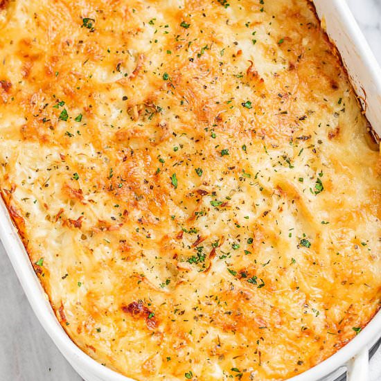 Loaded Potato Casserole with Bacon