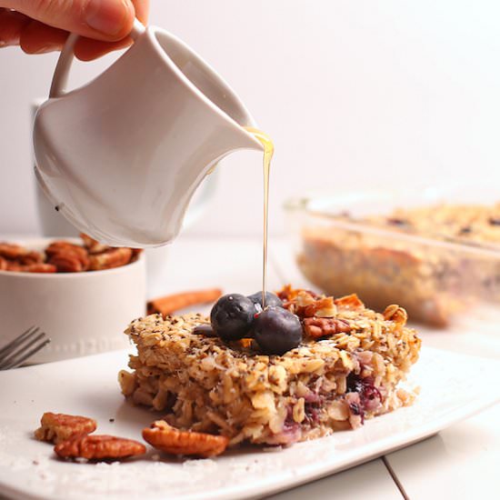 Blueberry Baked Oatmeal