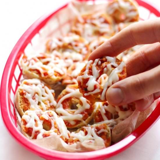 GF/V Copycat Pizza Bagel Bites