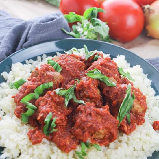 Keto Meatball Marinara