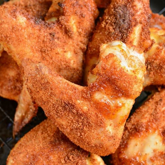 Dry Rub Baked Chicken Wings