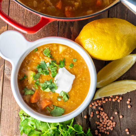 One Pot Country Lentil Soup
