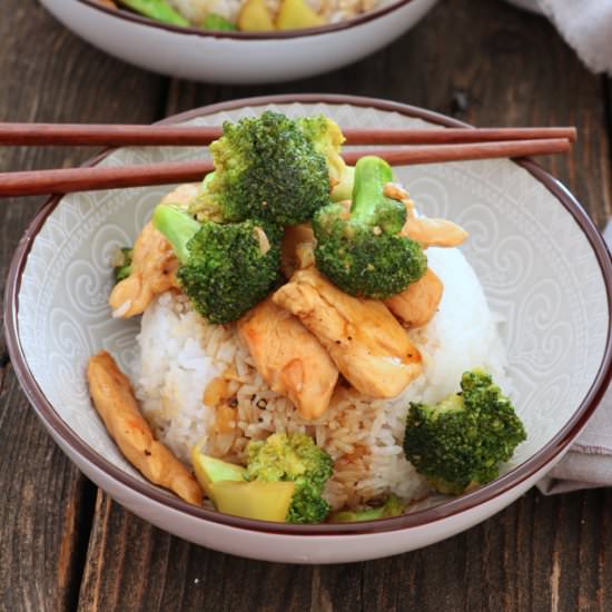 Chicken Broccoli Rice Toppings