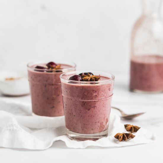 Chai Cherry Smoothies