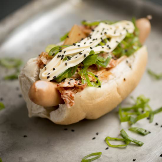 Kimchi Hot Dog