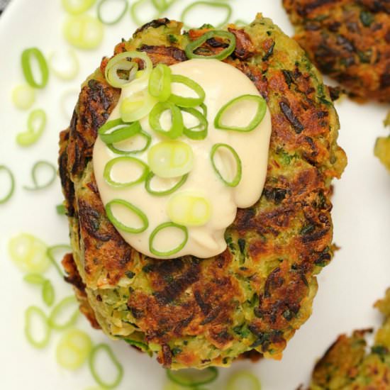 Vegan Zucchini Fritters