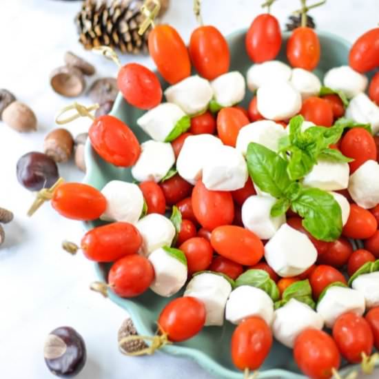 Basil Tomato & Mozzarella Appetizer