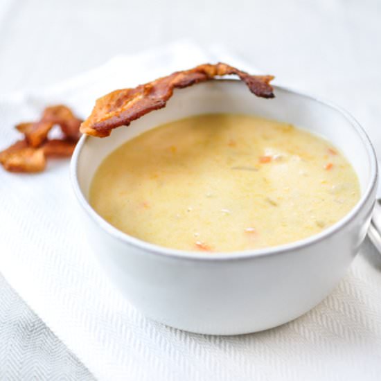 Easy Beer Cheese Soup