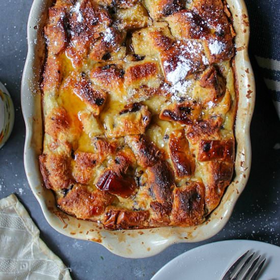 Breakfast Brioche Bread Pudding