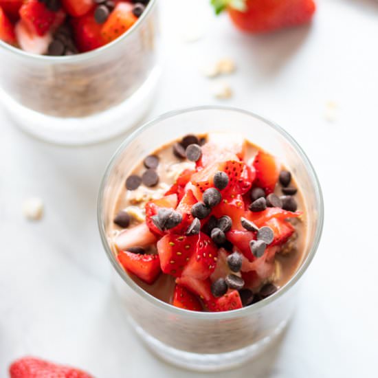 Low FODMAP Chocolate Overnight Oats