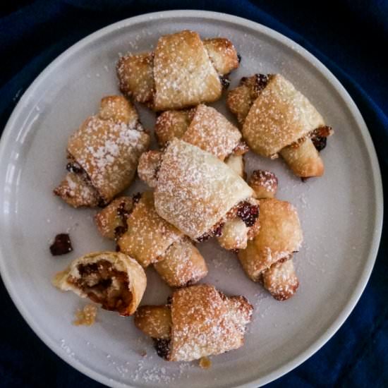 Apricot Walnut Rugelach
