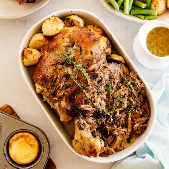 Greek Slow Roast Lamb
