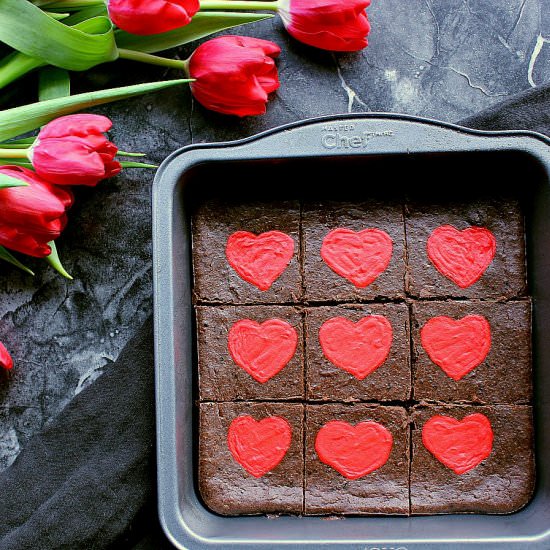 Low Carb Valentine’s Day Brownies