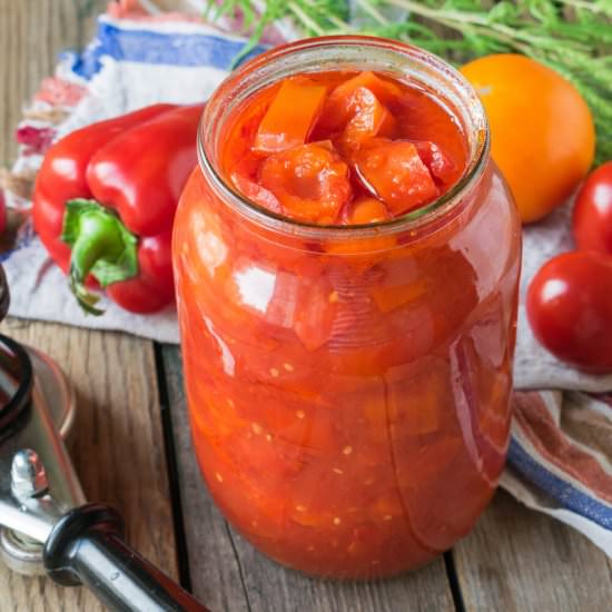 Marinated Red Peppers