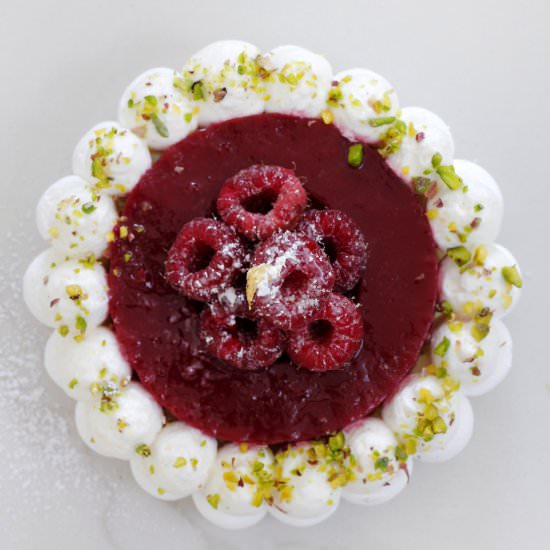Raspberry Pavlova