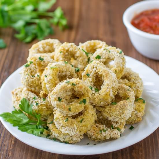 Oven Baked Calamari