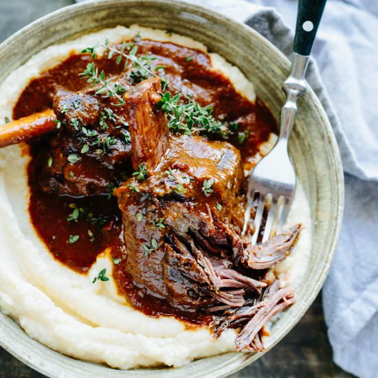 Red Wine Braised Short Ribs