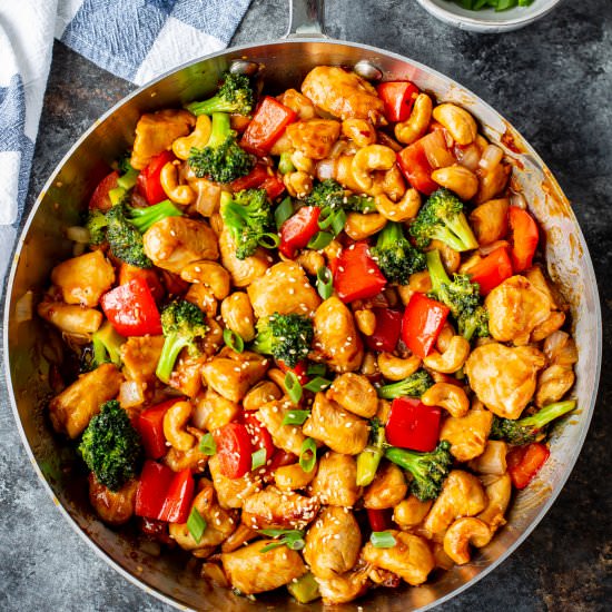 Honey Cashew Chicken