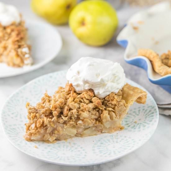 Caramel Pear Pie