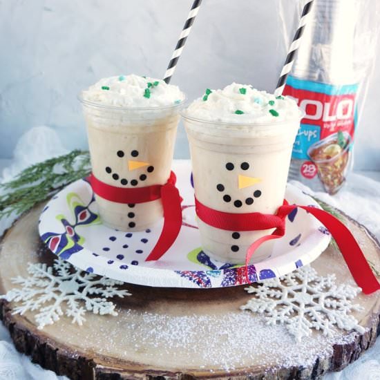 Healthy Snowman Smoothies
