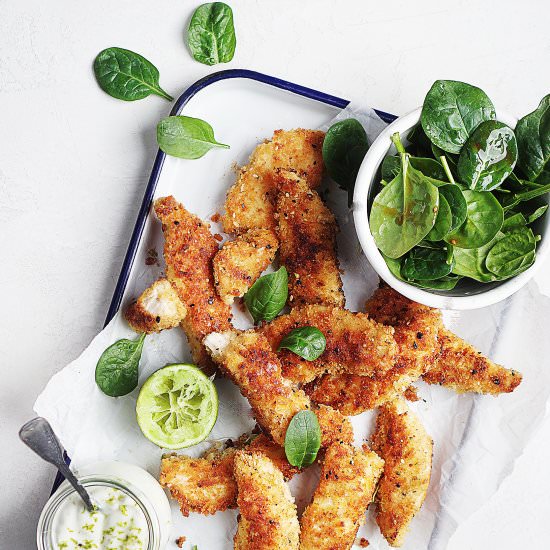 Panko Crusted Chicken