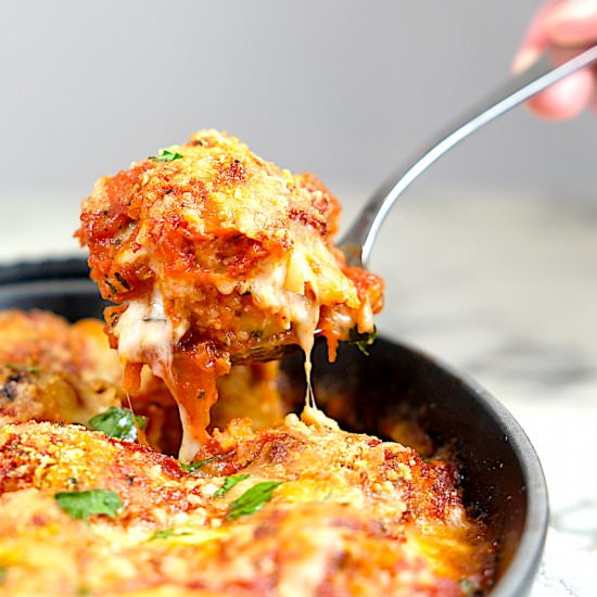 Chicken Parmesan Meatballs