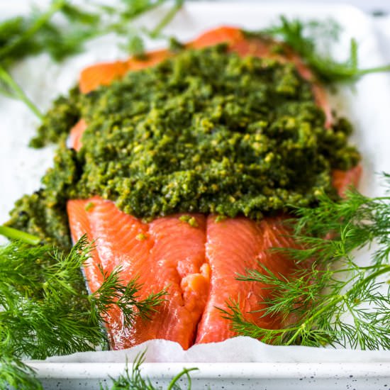 citrus + dill gravlax
