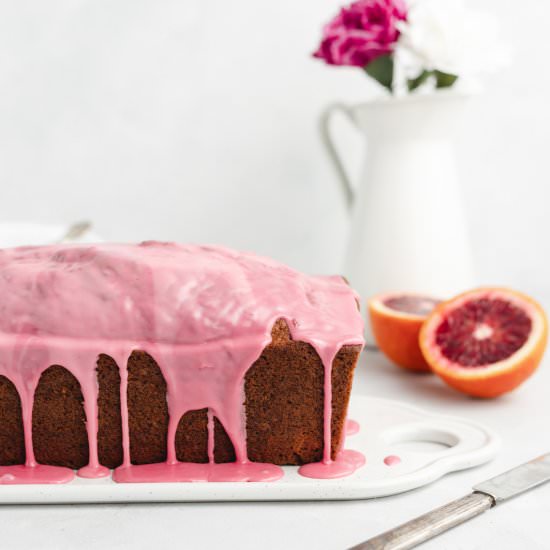 Blood Orange Almond Olive Oil Cake