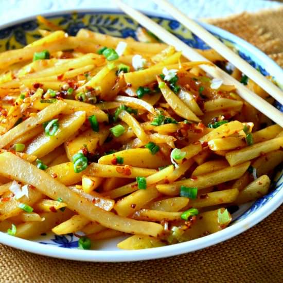 Sichuan Shredded Chinese Potatoes
