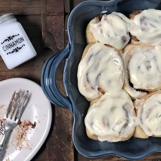 Maple Pecan Cinnamon Rolls